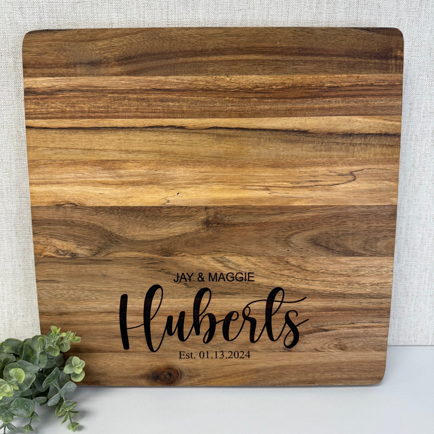 Large Acacia Butcher Chopping Block Board