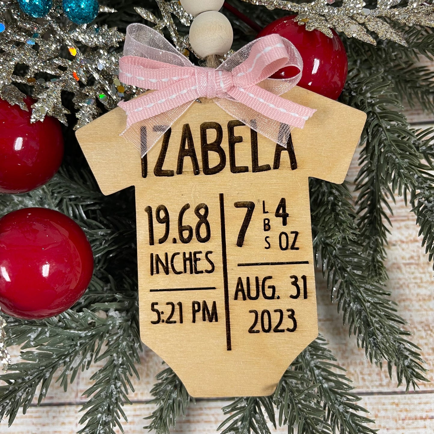 Birth Announcement Ornament